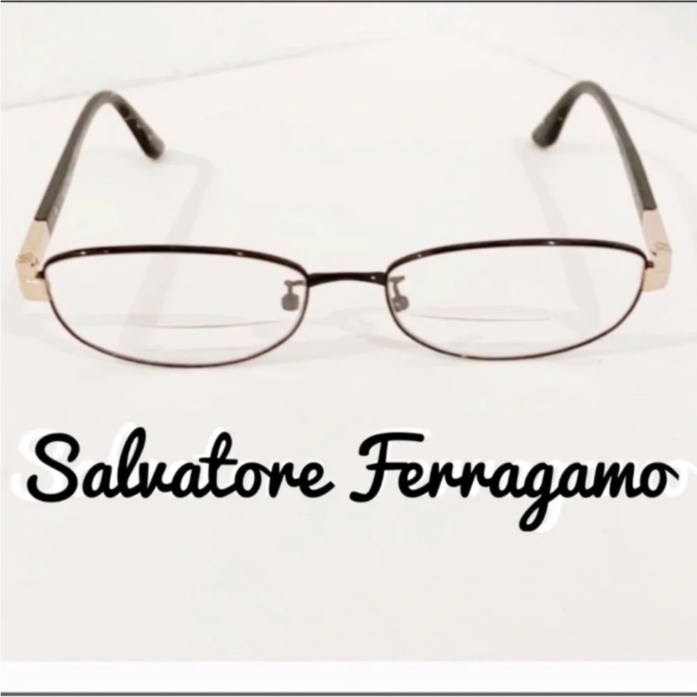 Authentic Salvatore Ferragamo designer signature prescription eyeglasses frames